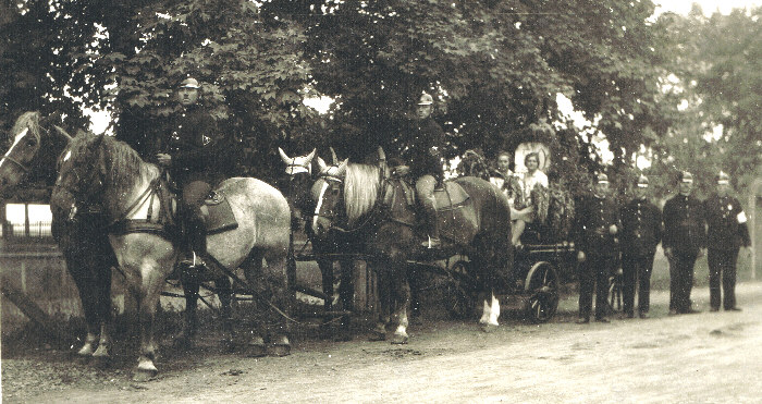 Handdruckspritze im Jahr 1928